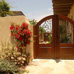 Designer Wood Gates - Home Fencing And Gates