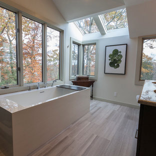 75 Beautiful Modern Bathroom With Recycled Glass Countertops