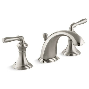 Kohler Devonshire Widespread Bathroom Faucets, Vibrant Brushed Nickel