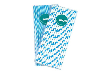 Patterned Paper Straws