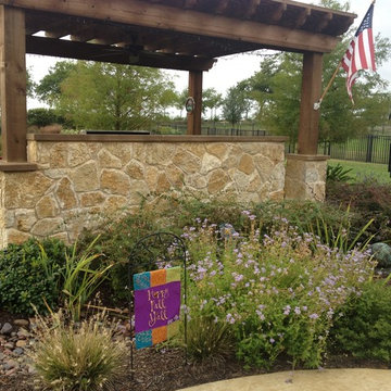 Prosper, TX - Rustic Landscape - Backyard Escape