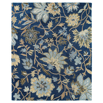 Kaleen Brooklyn Floral Rug, 7'6"x9'