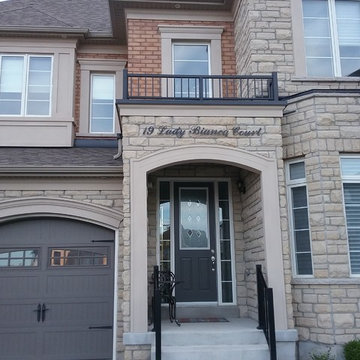 3D Address Sign - On Stone