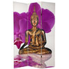 3-Panel Double Sided Thai Buddha Room Divider
