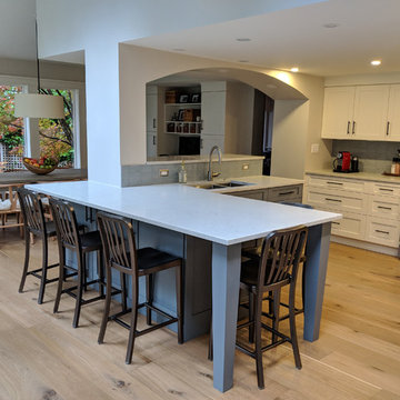 Transitional Kitchen in Capilano