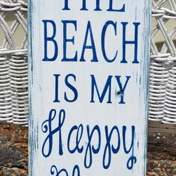 Handcrafted Beach House Decor Signs - Products