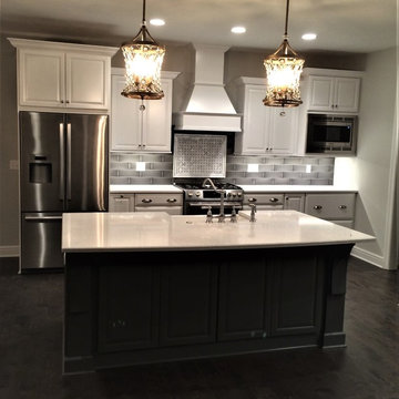 Traditional kitchen with modern touch