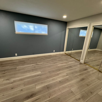 Home Remodel/ One Bath/paint/popcorn removal/LED Can lights/baseboards/Flooring