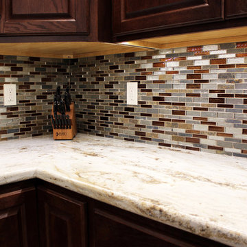 Kitchen Design: StarMark Cabinetry in Oak Royale, HD Formica Countertop