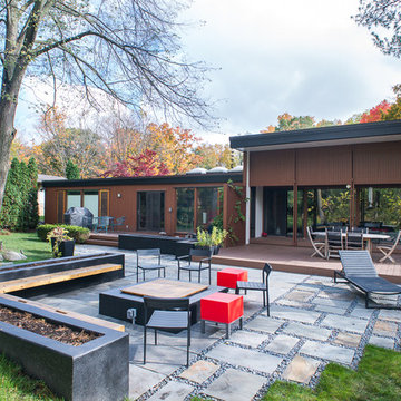 Modern Fire Pit + Patio
