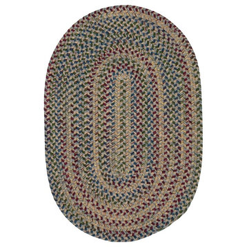 Colonial Mills Twilight TL20 Gray Traditional Area Rug, 2'x6' Oval