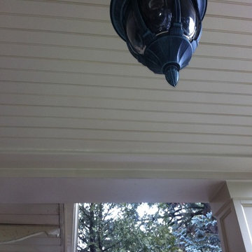 Ceiling Detail of Portal in 1940's Style House After Renovations.