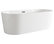 Tisbury Oval Freestanding Bathtub, White Acrylic, 67"