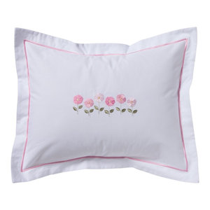 Baby Boudoir Pillow Cover Rosebuds Pink Traditional Kids