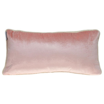 Parkland Collection Maia Pink Throw Pillow, Rectangle