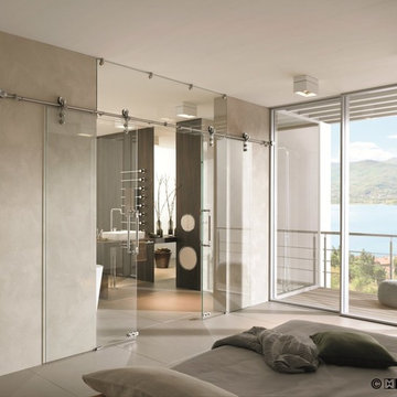 Glass Barn Doors