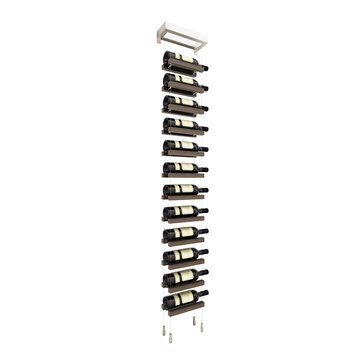 BUOYANT 12-Bottle Wall Mounted Cable Wine Rack
