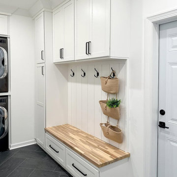 Seamless Detail in a Custom Laundry Room