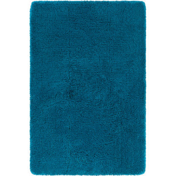 Giulia Contemporary Area Rug, Blue, 7'9" Round