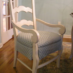 Upholstered Skirted DR Chairs - Dining Chairs