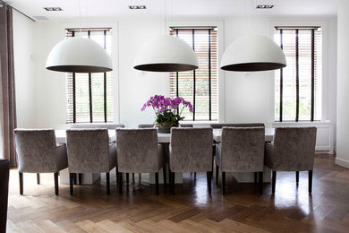 Inspiration for a contemporary dining room remodel in Amsterdam