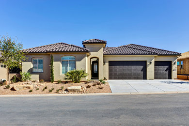 Inspiration for a contemporary exterior home remodel in Salt Lake City
