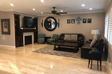 Inspiration for a family room remodel in Los Angeles