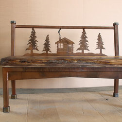 Cabin Bench - Outdoor Benches