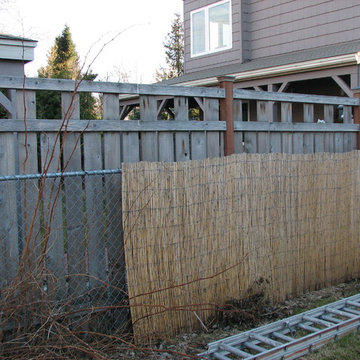 Existing conditions before privacy screens