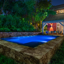 semi in ground pool ideas
