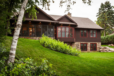This is an example of a rustic landscaping in Minneapolis.