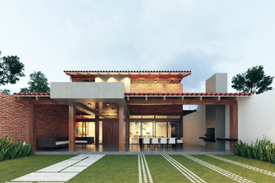 Contemporary exterior home idea in Other