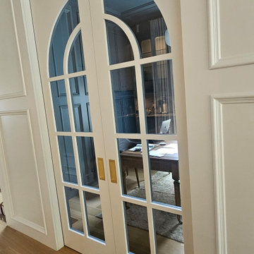 Traditional Wall Paneling with White Oak Architectural Details