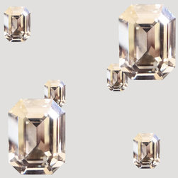 Topaz Jewelry Wallpaper in Diamond Grey by Brett Design - Products