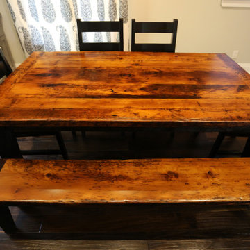 Reclaimed Wood Harvest Tables
