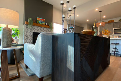 Eclectic home design photo in Phoenix
