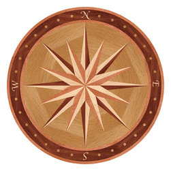 Oshkosh Designs - Chatham Wood Medallion - Floor Medallions And Inlays
