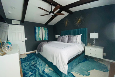 Example of a bedroom design