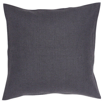 Silver Linen Decor Pillow Case Lara, 20"x20"