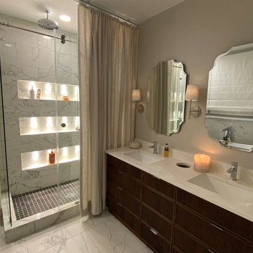 Unique Shower Insert Bathroom Remodel