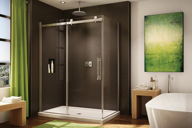 Example of a corner shower design in Philadelphia