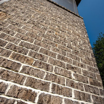Steele Canyon Brick & Arriscraft Stack Ice Stone Home - Tennessee