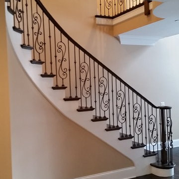 Custom iron baluster replacement