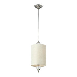 Elk - Dalton 1-Light Pendant, Polished Nickel - Pendant Lighting
