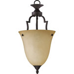 Quorum - Quorum Coventry 1-Light Pendant, Toasted Sienna - Toasted Sienna Finish