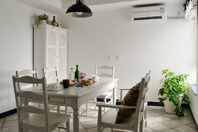 Design ideas for a mediterranean dining room in Hong Kong.