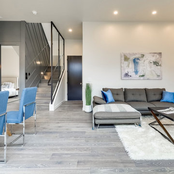 Austin Modern New Construction - Hand Scraped Alaska White Oak