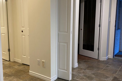 Home design - southwestern home design idea in Edmonton