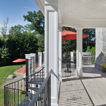 Exterior Remodel Turns Home Backyard into Gorgeous Retreat in Great Falls, Va