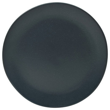 Ripple Dinner Plates, Set of 6, Black